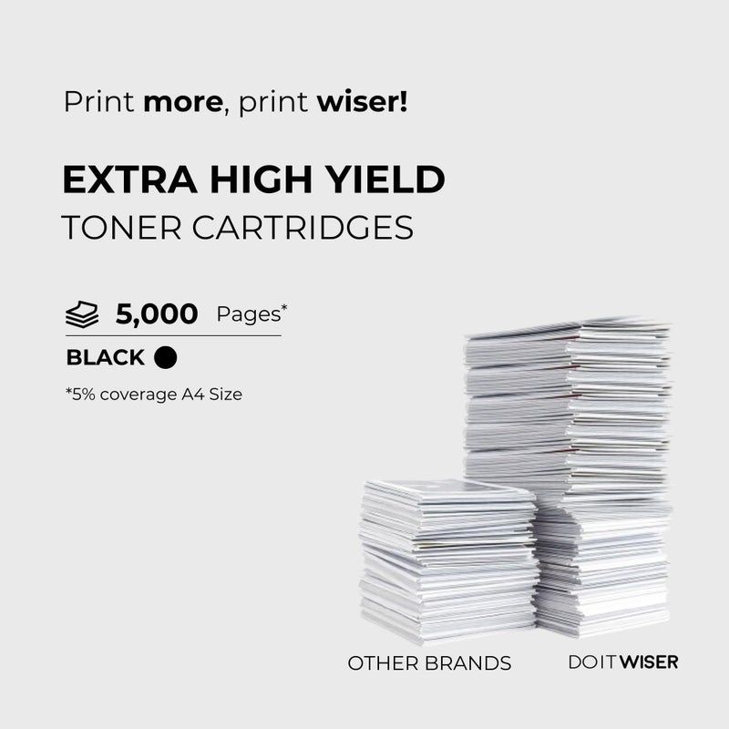 Do it Wiser Lexmark 501H High Yield Remanufactured Toner Cartridge for MS310, MS312, MS315, MS410, MS415, MS510, MS610 Laser Printer [5,000 Pages] - Image 3
